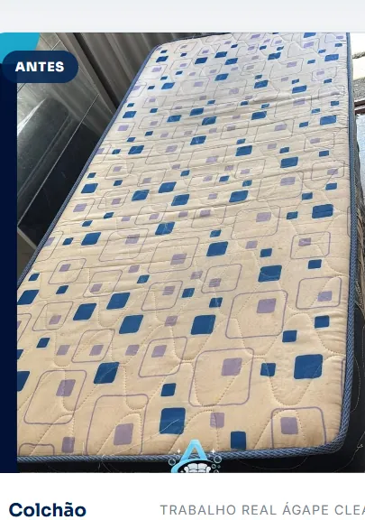 Colchão depois da higienização